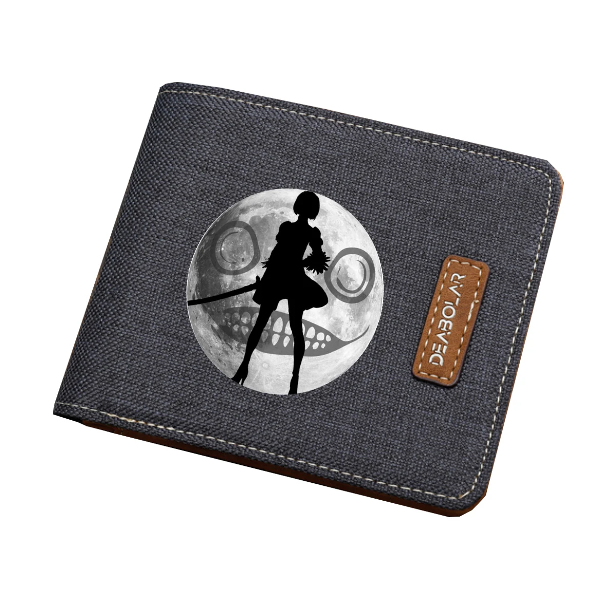 Anime NieRAutomata cosplay wallet student coin Card purse Men women short printing Carteira wallet teenagers purse