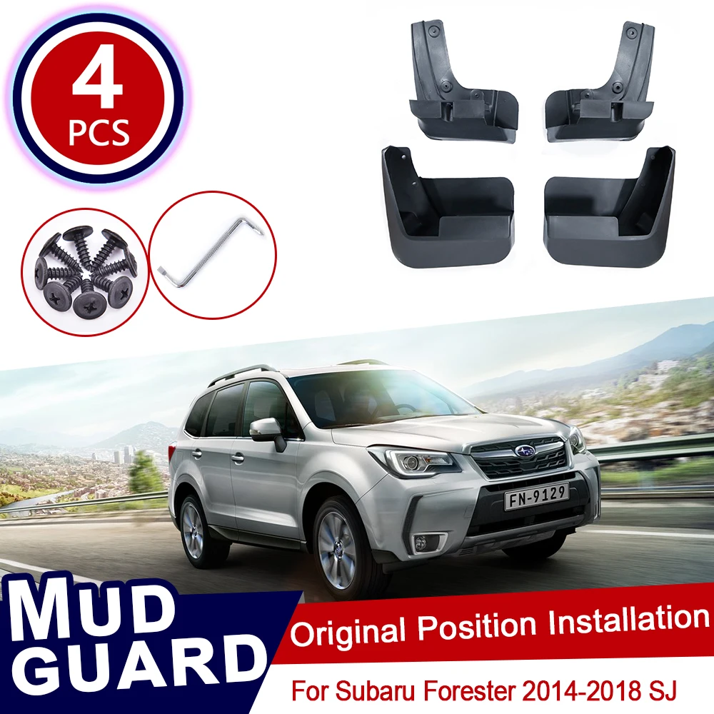 

for Subaru Forester SJ 2014 2015 2016 2017 2018 Car Mud Flaps Front Rear Mudguard Splash Guards Fender Mudflaps Flap Accessories