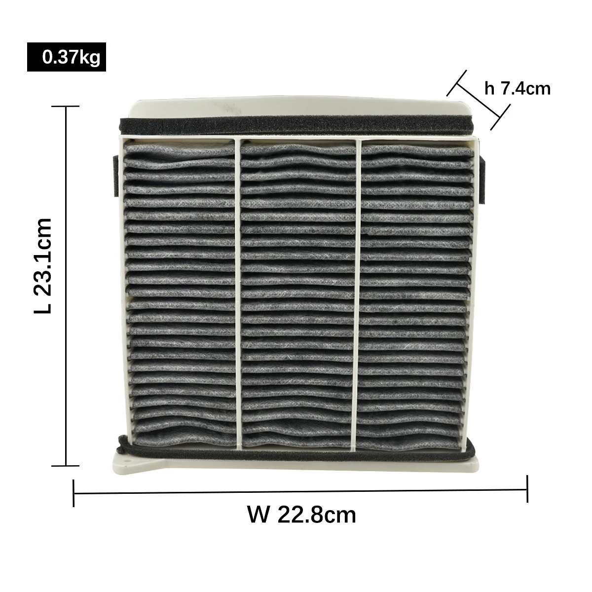 Car Cabin Air Filter For Mitsubishi Lancer VII 2003-2013 Outlander Pajero Sport Grandis L200 MR398288 Auto Parts MME61701