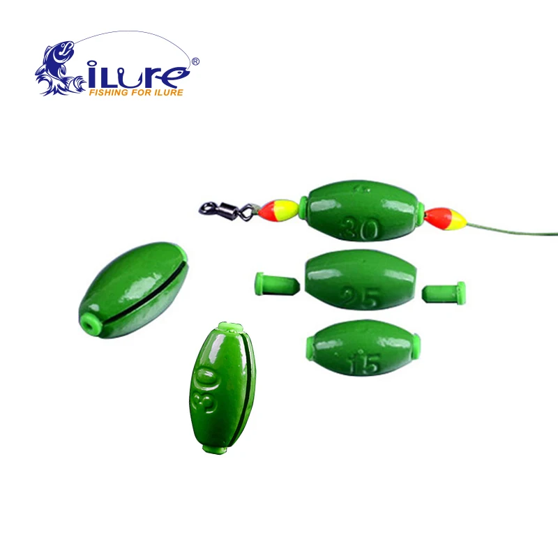 ILure 10pcs/lot Top Quality Drop Water Lead Sinkers Swivels Fishing Lead Weight Fishing Lead Sinker Lures Weight Accessories