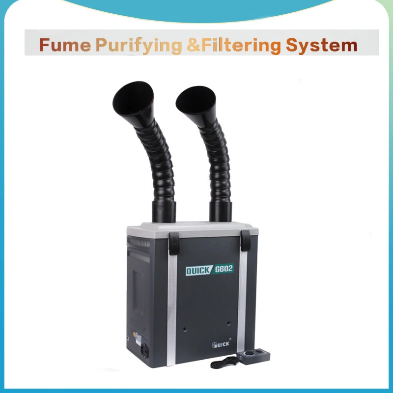 

QUICK 6601 6602 Environmental Protection Smoke Purifier Smoking Instrument Single/Dual Position Smoke Purification System