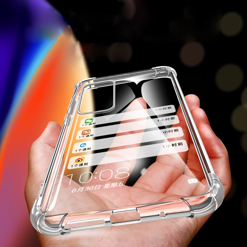 Air Cushion Shockproof Case for Samsung Galaxy S25 S23 S24 Ultra Silicone TPU Cover for Samsung Note20 S20 FE S22 Plus S21 Ultra