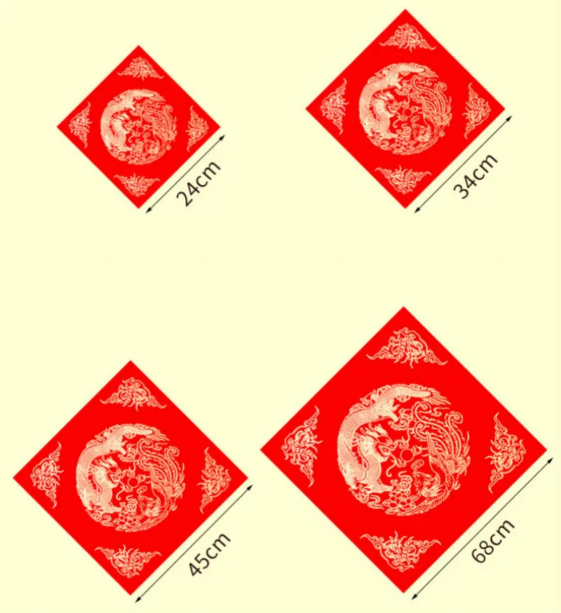 Papel vermelho de xuan para o festival chinês da primavera couplets papel de caligrafia 20 folhas de papel vermelho de traddtional chinês xuan rijstpapier