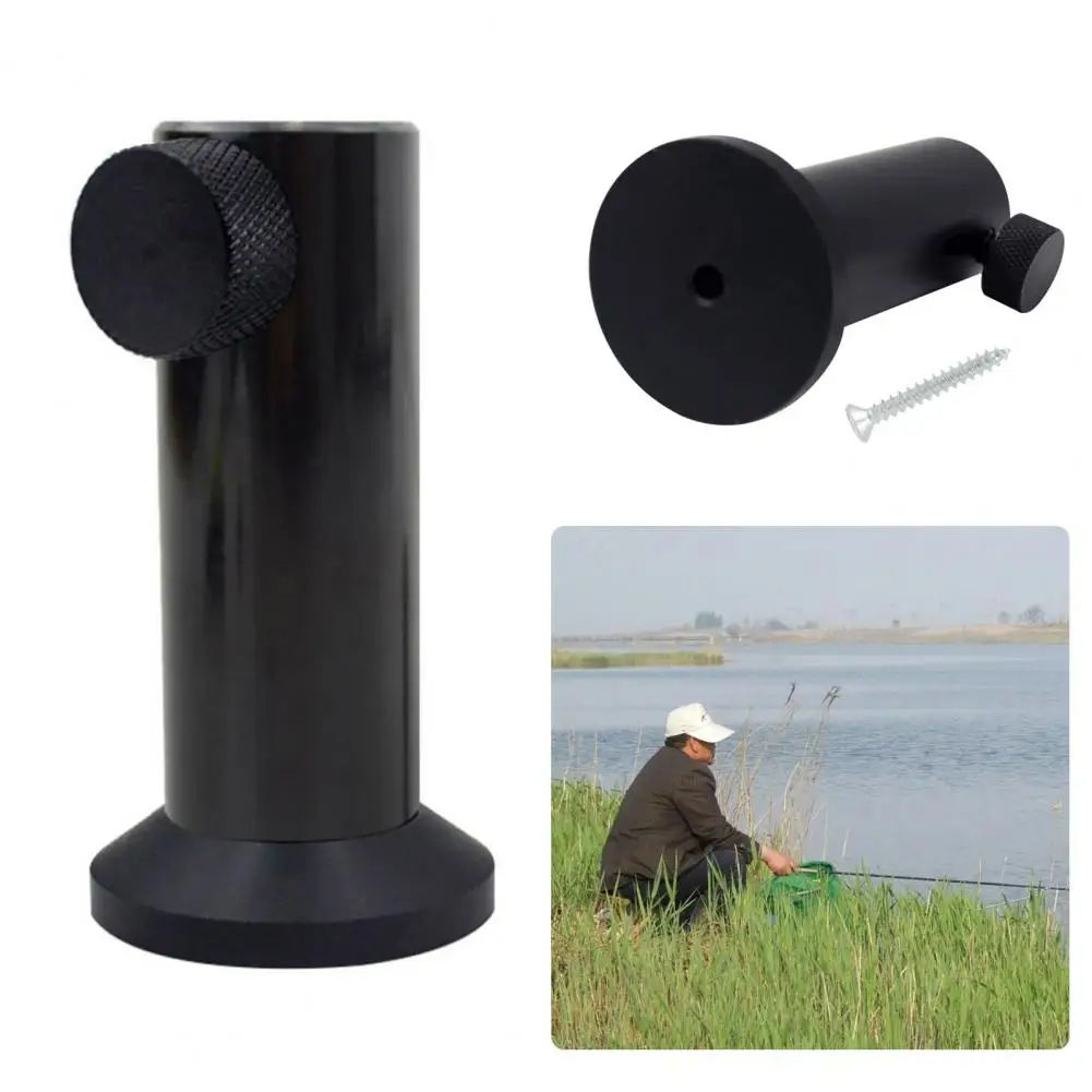 Portable Fishing Rod Support Aluminum Alloy Sea Pole Bracket for Angling Easy to Carry Lightweight Fishing Rod Socket Bracket