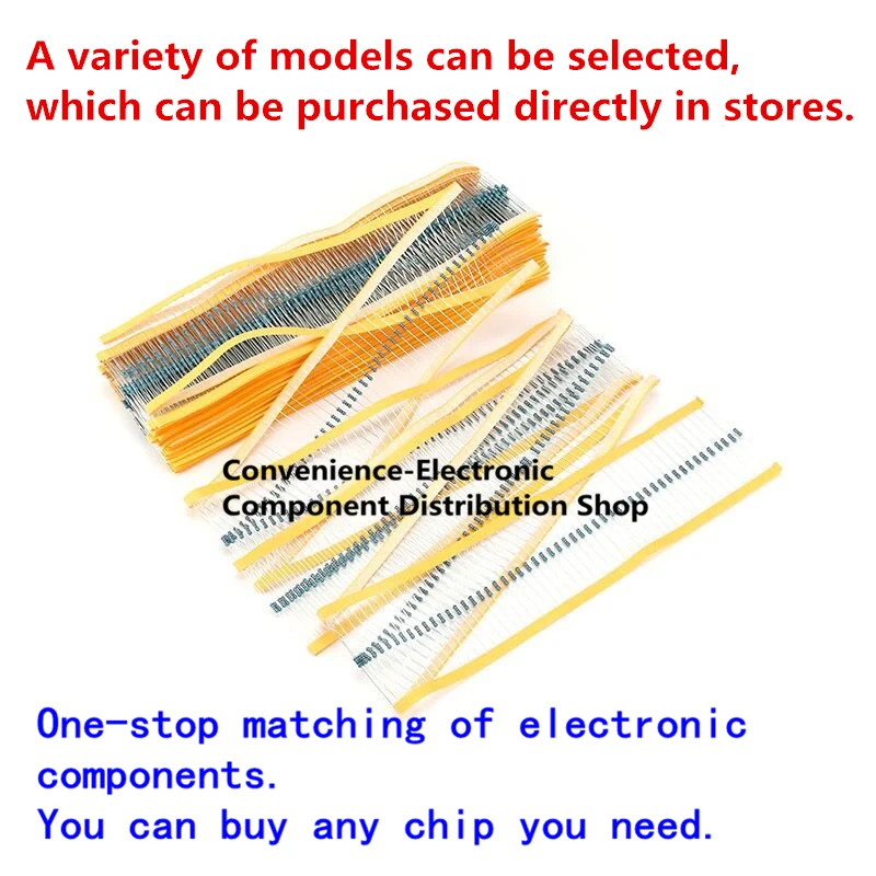 100 Stuks 220 Ohm 1/4W 1% Metal Film Weerstand