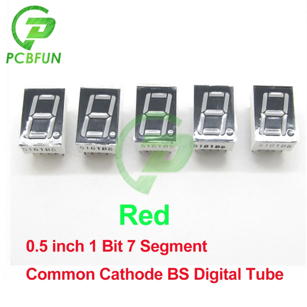 0.5 pollici Da 1.8 Pollici Da 0.36 Pollici display A LED 7 Segmenti 1 Bit 4 Bit Cifre Tubo Rosso, Catodo Comune/anodo Digitale Led 7 Segmenti Modulo