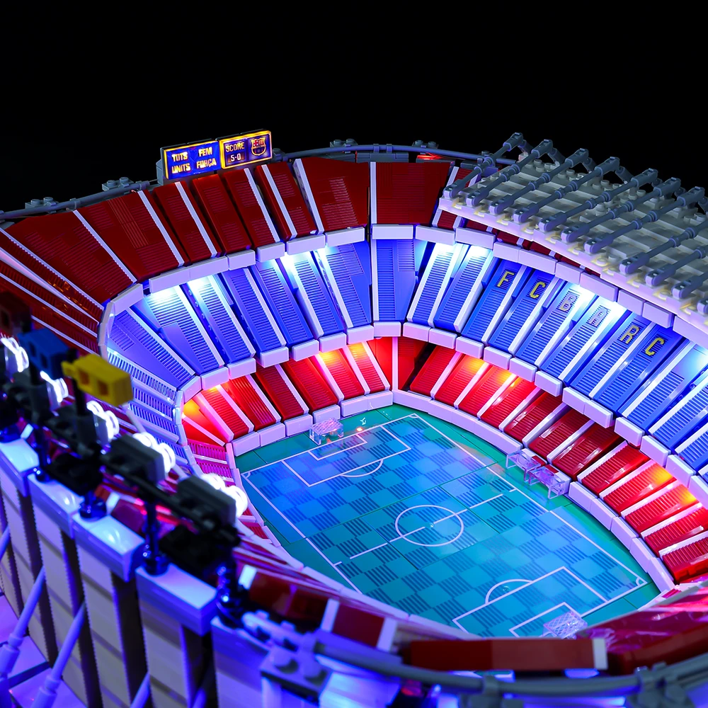 LED Light Kit For Creator 10284 Stadium Camp Nou – FC Barcelona Building Blocks DIY Toys Set (Not Included Building Blocks)