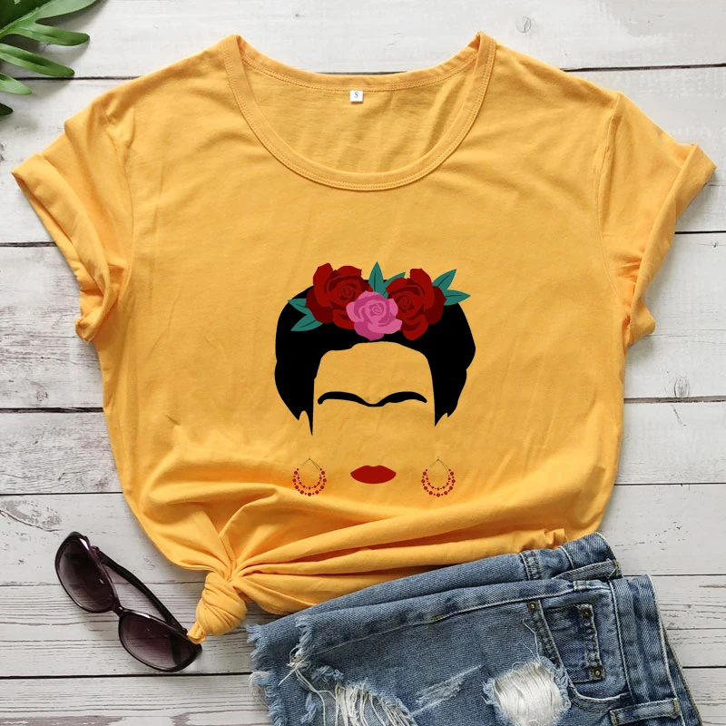 colored A Besos Entiendo a Veces No T-shirt vintage Women graphic Feminism Tee Shirt Top