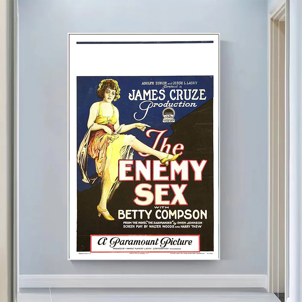 V0576 The Enemy Sex Vintage Classic Movie Wall Silk Cloth HD Poster Art Home Decoration Gift