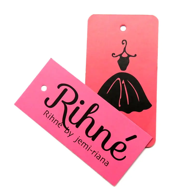 Custom Printed Price Paper Logo Swing Hang Tag