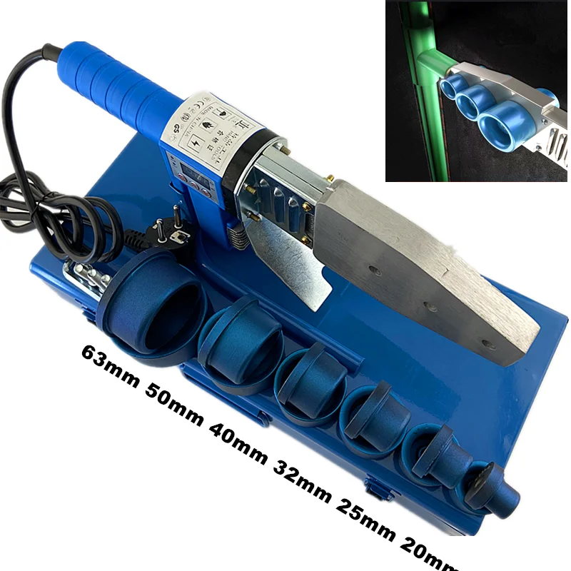 

Free Shipping 20/25/32/40/50/63mm PPR Hot Melt Machine Cold And Hot Plastic Water Pipe Welding Machine For Plumber