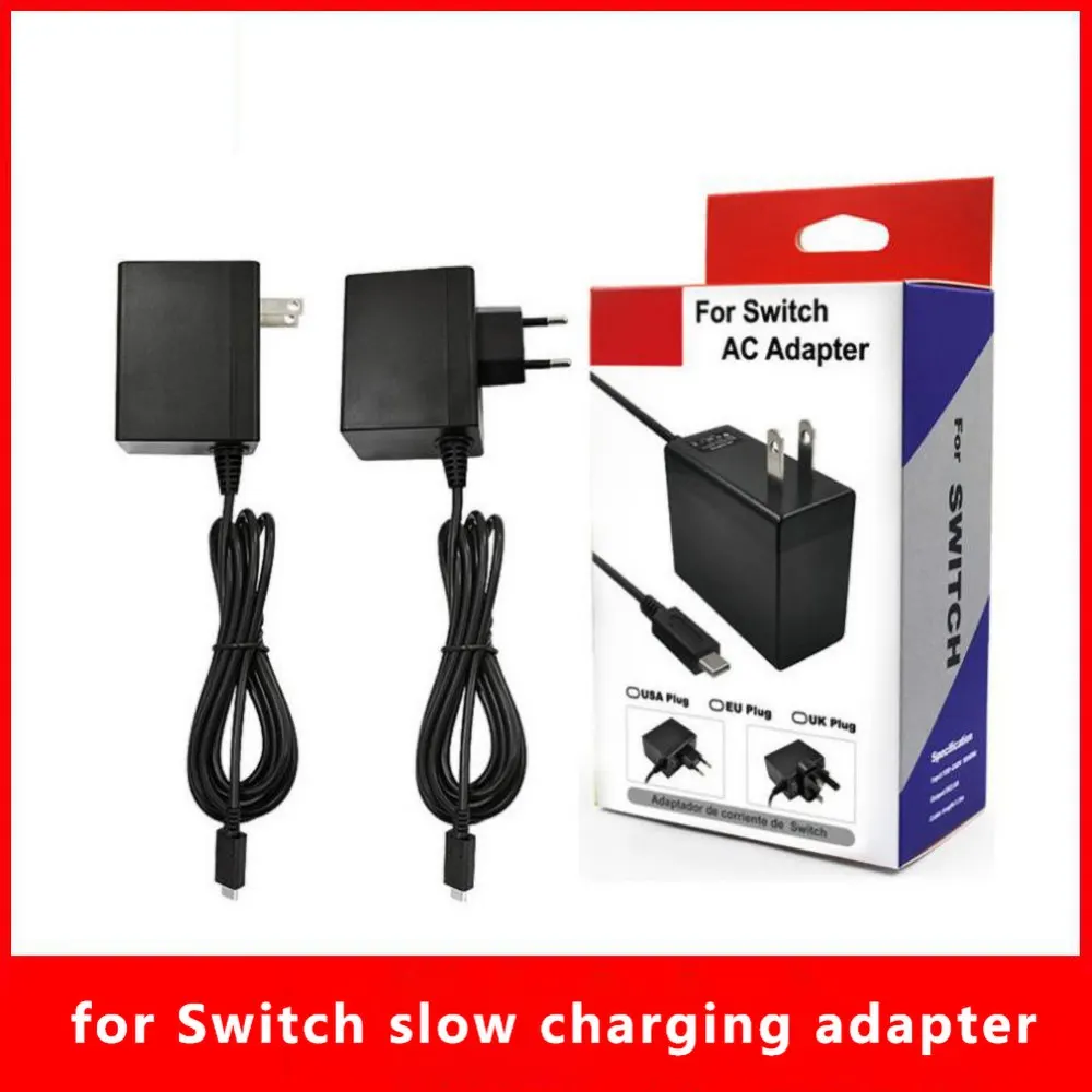 US/EU Plug 12W 1.5M USB-C Wall Charger 100-240V 50/60Hz AC Adapter Charger for Nintendo Switch Plug&Play Charger For N-Switch