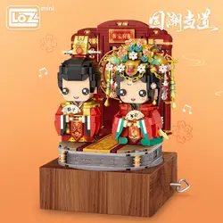 LOZ Mini Building Blocks Building Chinese sacred beast kylin the country prevails small particles assembling toy puzzle adult