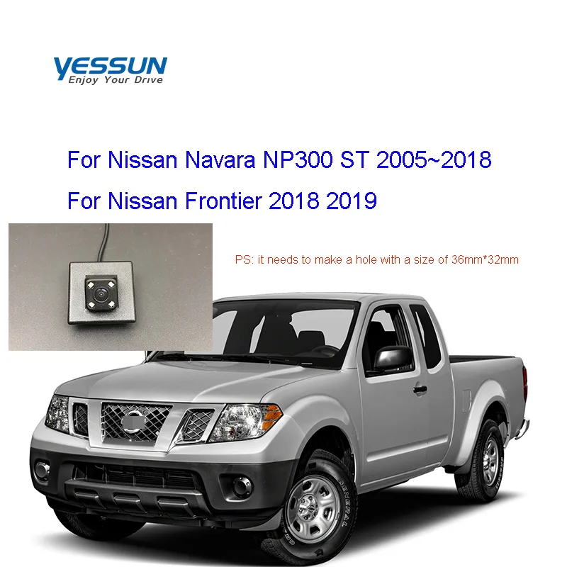 

Vehical backup camera For Nissan Navara NP300 ST 2005~2018 Nissan Frontier 2018 2019 CCD night view car reverse hole camera