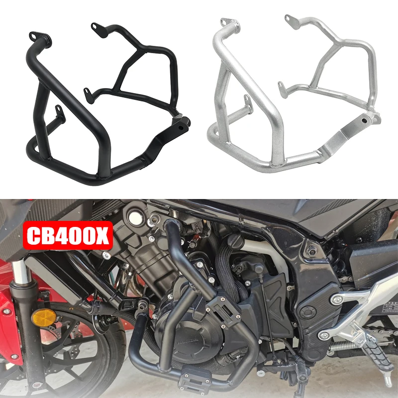 

2021 For Honda CB400X CB400F Engine Guard Crash Tank Bar Bumper Fairing Frame Protector Crash Bar CB 400X 400F 400 X Motorcycle