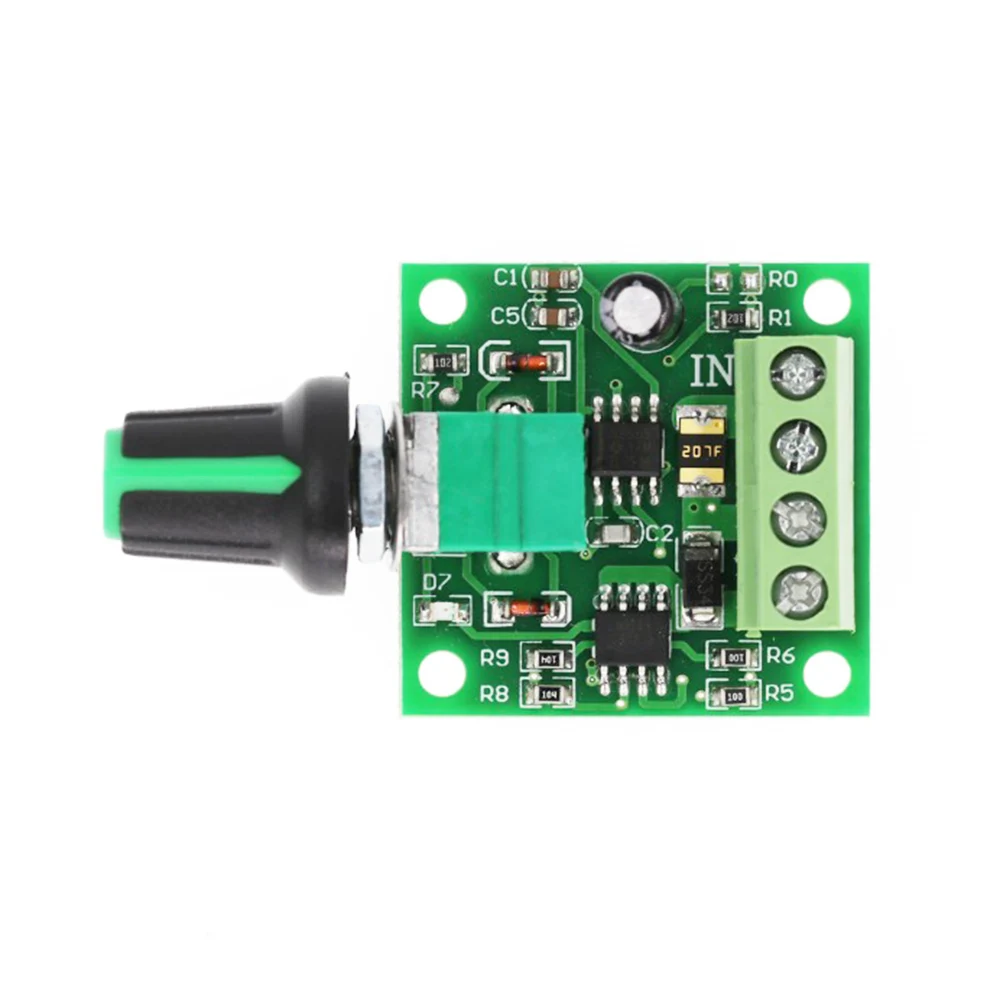 DC 2A 1.8V 3V 5V 6V 12V PWM Low Voltage Adjustable Switch Motor Speed Controller