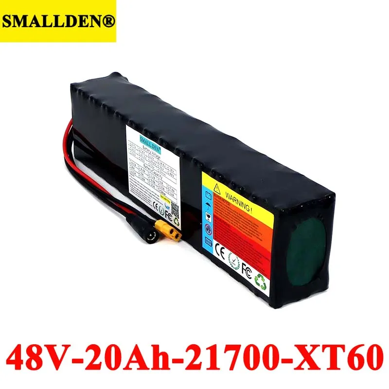 48V 20Ah 21700 13S battery pack 500W 800W 1000W high power batteries 54.2V 20000mAh Ebike electric bicycle BMS