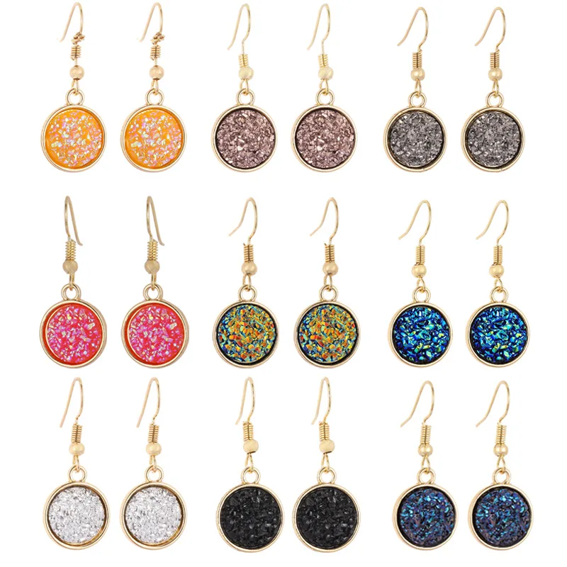 Round Resin Druzy D… - image