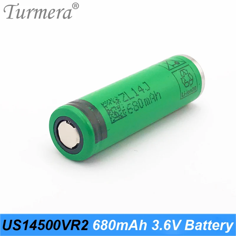 US14500VR2 AA Batterie 14500 Batterie Taschenlampe 680mAh Größe für Sony Elektronische Zahnbürste für Turmera 14500 Batterie A15