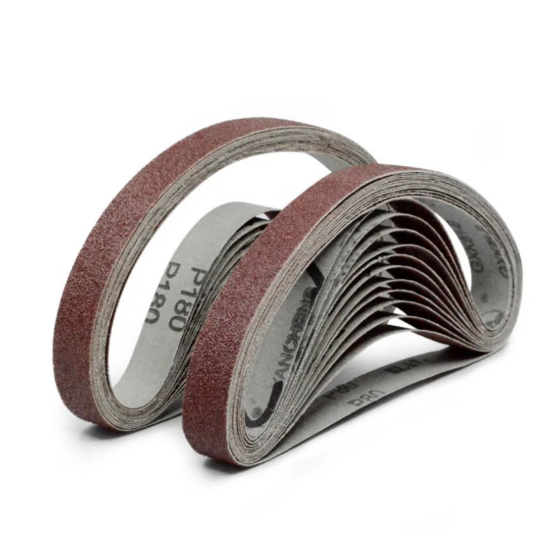 10Pcs Dremel Accessories 9*533 mm Sanding Belt Grit 40-600 Sander Grinder Belt for Drill Grinding Polishing Power Tool