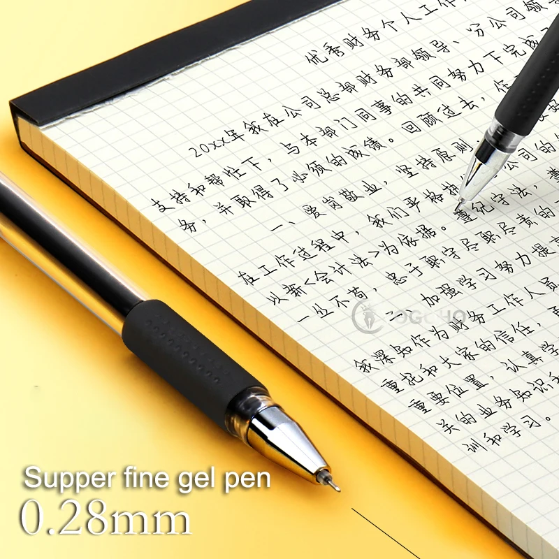 Hot Sell 12pcs/box M&G 0.28mm gel pen fine point ultra fine Gel pens with refills free shipping