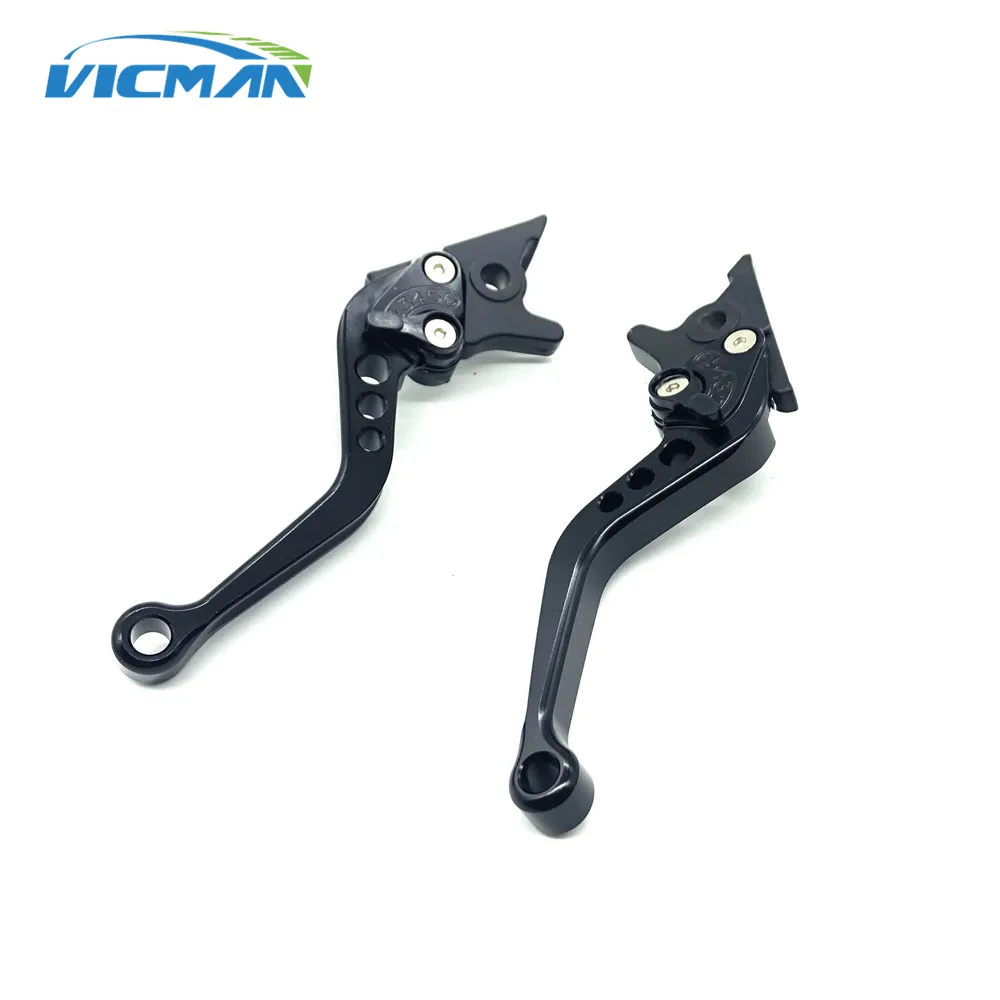 1 Pair Motorcycle Clutch Brake Handle Levers, Universal Brake Lever Handle Double Disc for Yamaha Honda Suzuki GY6 XMAX 400