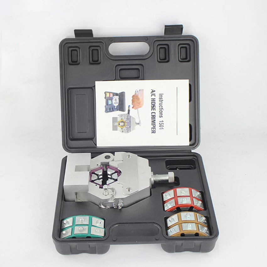 kit manual de crimpagem de mangueira ar condicionado mecanico 71550 alicate de crimpagem ferramenta de crimpagem 01