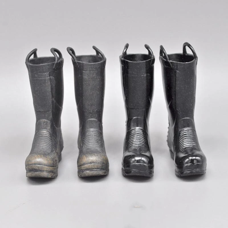 Disponibile 1/6 soldato modello EB antincendio biochimico stivali antincendio sicurezza antiscivolo scarpe da acqua per le solite figure di bambole