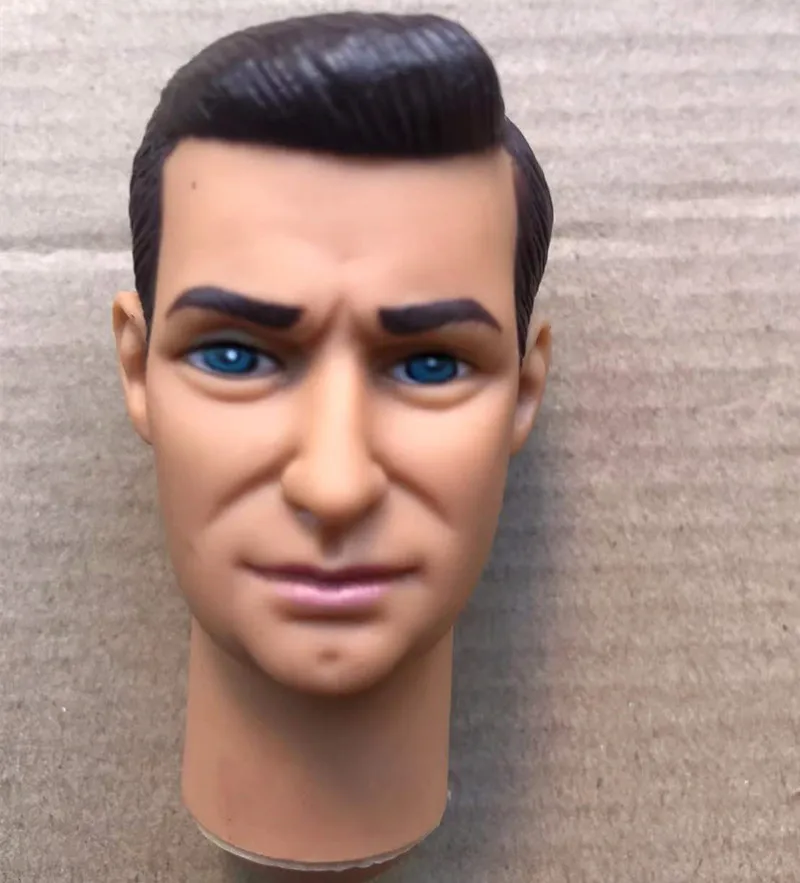 1/6 Doll Soldiers Men Head Collection Original Doll Figures Good Makeup Rare Face Man Doll Head Famous Stars Male Doll Heads Toy