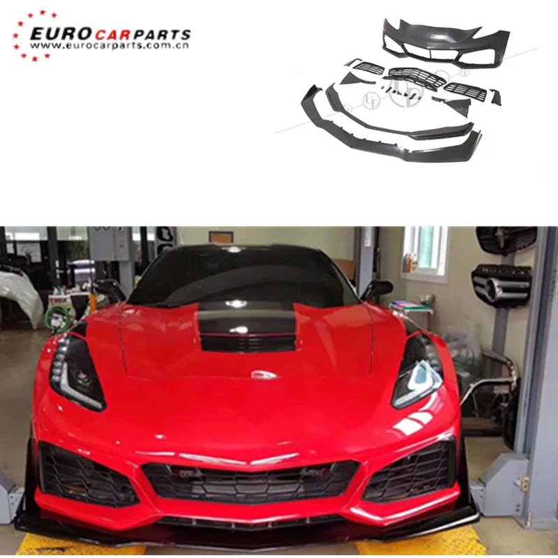 2018year C7 front bumper fit for C7 ZL1style bodykit front bumper