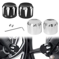 Motorcycle Front Axle 29MM Nut Bolt Cover Cap For Harley-Davidson Softail Dyna Touring Wide Glide Fat Bob Sportster Iron 883
