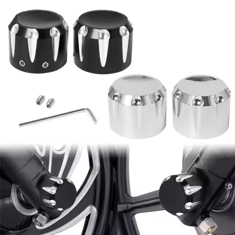 Motorcycle Front Axle 29MM Nut Bolt Cover Cap For Harley-Davidson Softail Dyna Touring Wide Glide Fat Bob Sportster Iron 883