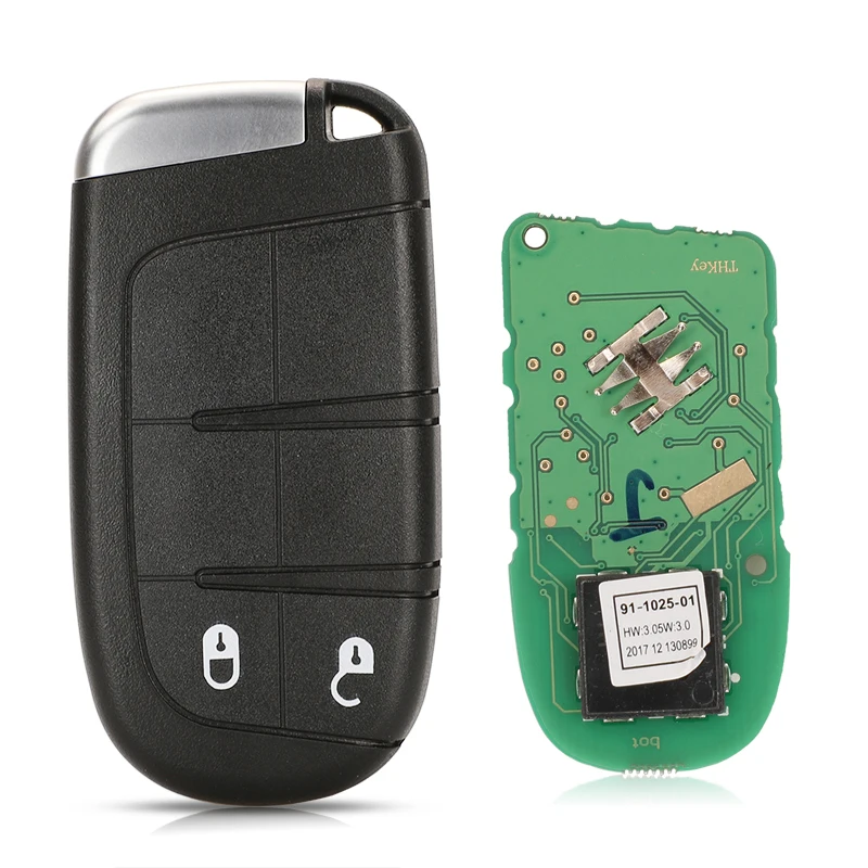 Jingyuqin 2/3/4/5 Tasten Smart Remote Key M3N 40821302 Fob 433 MHz für Jeep Grand Cherokee 2013–2020 ID46 pcf7945 7953 Autoschlüsselanhänger