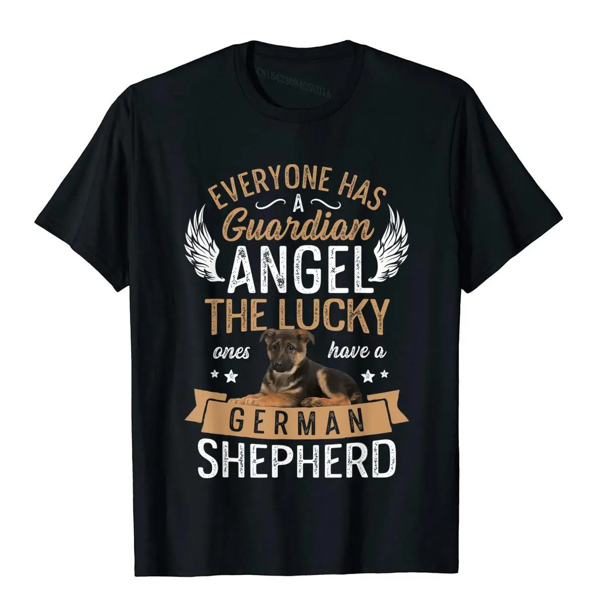 

Футболка Lucky Ones с надписью немецкой овчарки, подарок любимой собаки, футболка, топы, рубашка, Модная молодежная Хлопковая мужская футболка на день рождения