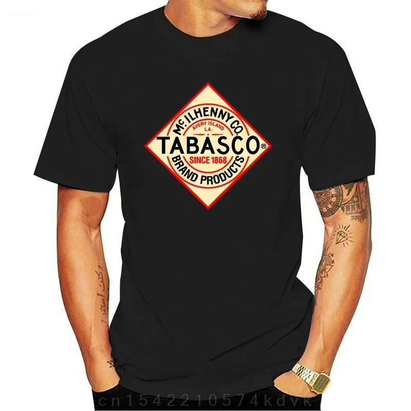 funny t shirt men novelty tshirt Tabasco Sauce Heather T-Shirt - Label