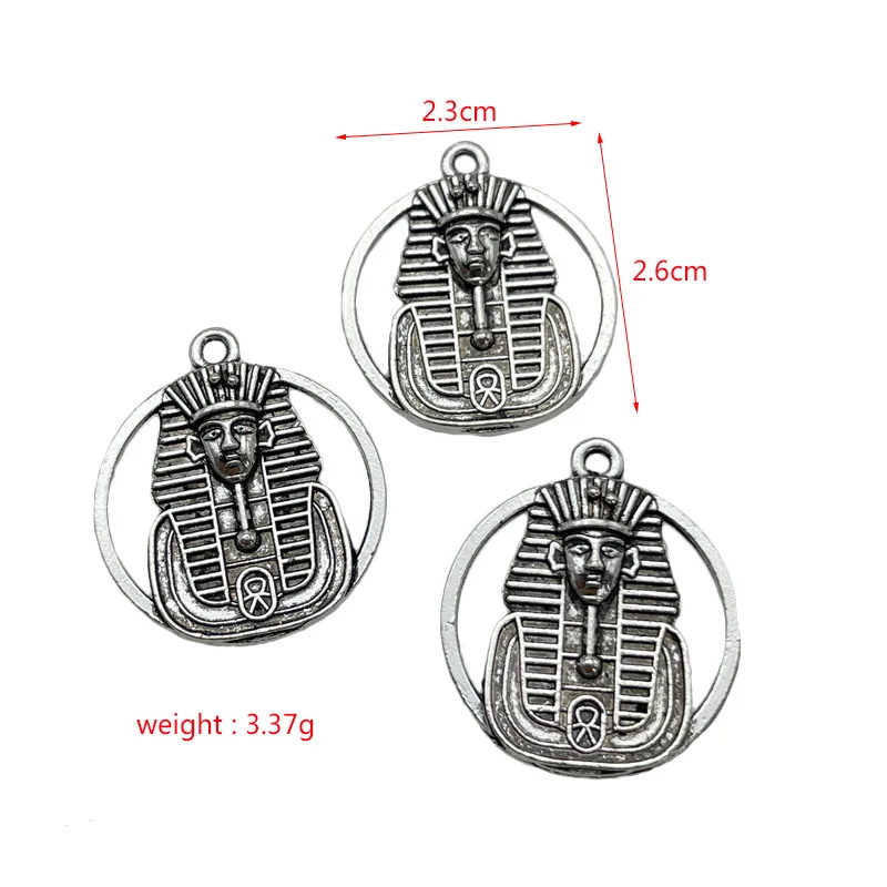 20pcs Tibetan silver metal pendant DIY production of religious statues flag necklaces bracelets pendants wholesale metal alloy