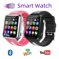 Reloj inteligente 4G para niños y niñas, Android 9,0, cámara Dual, foto, ubicación GPS, teléfono, Wifi, aplicación de Internet, descarga, grabación de llamadas