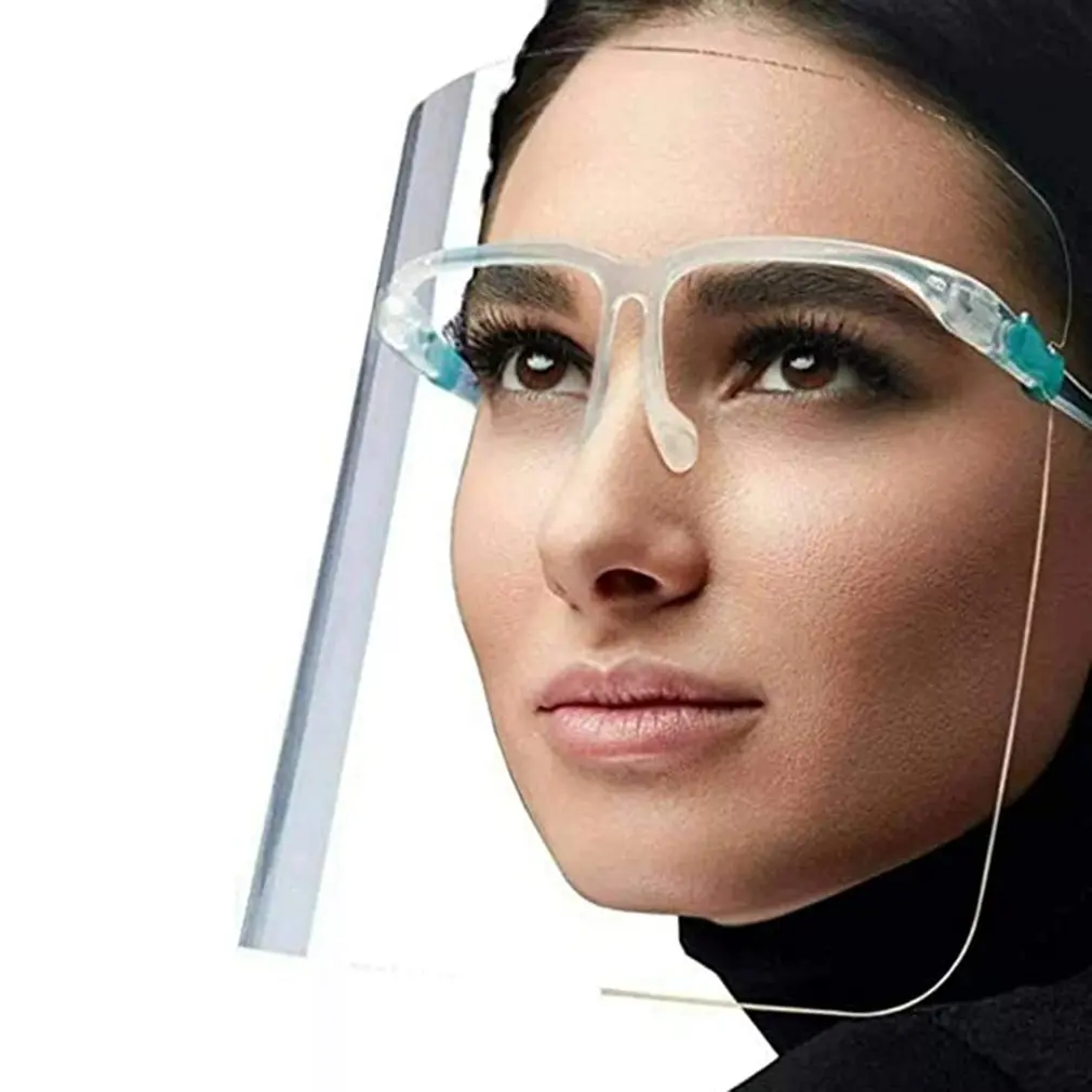 2021 HOT Transparent Face Visor Full Face Protective Shield Visor Safety Face Shield Eye Protection Anti-Splash Facial Cover