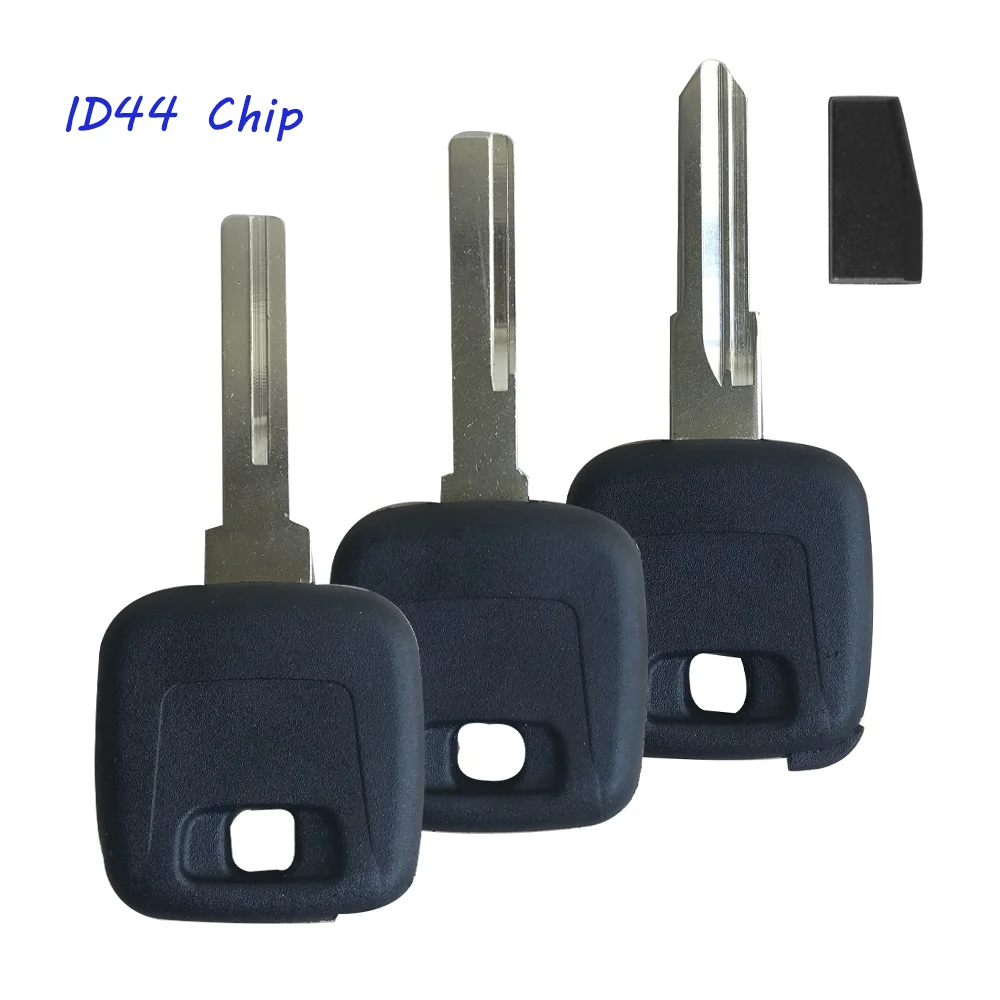 

Transponder Chip Ignition Key Uncut Blade Blank Insert with ID48 Chip ID44 Chip For Volvo XC90 XC70 V70 S80 S60 S90 V90 S70 C70