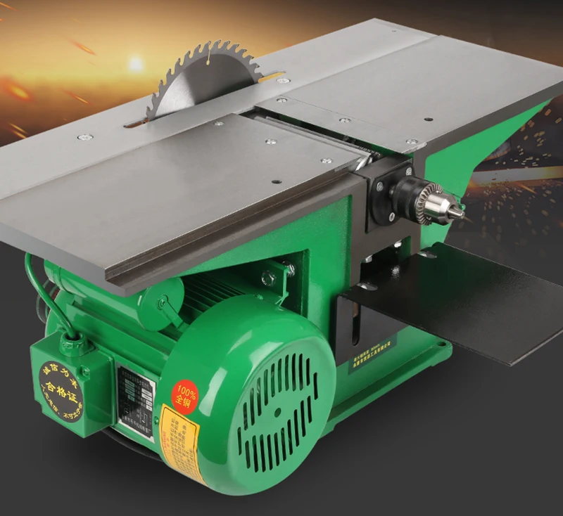 Jointer de aplainamento do benchtop de 6 / 8 Polegada com suporte resistente para a plaina da espessura do corte de madeira