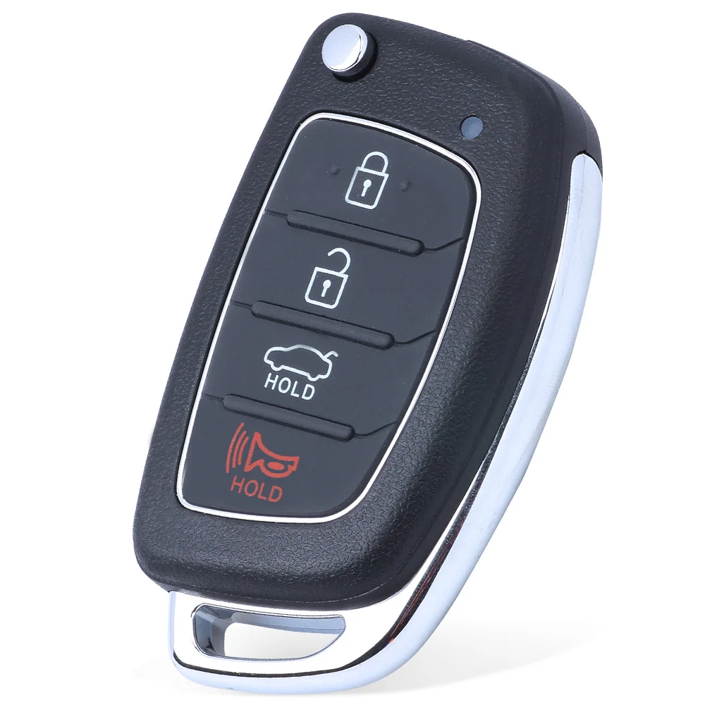 KEYECU 95430-C1010 Remote Flip Key 433MHz ID46 for Hyundai Sonata 2014 2015 2016 2017 2018 FCC: TQ8-RKE-4F16