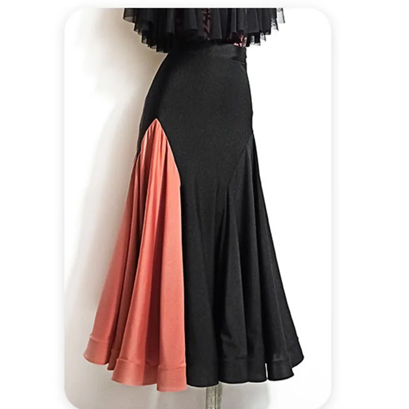 Ballroom Skirt Flamenco Woman Clothes Dance Costume Stage Outfit Waltz Dress Dancing Clothing Wear Standard Costume Tango D1200