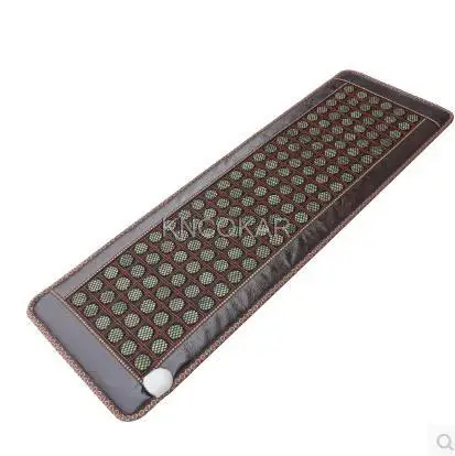 Натуральный Нефритовый камень, 6 рядов, терапия, три диванные подушки, электрическая грелка, оздоровительный лечебный коврик