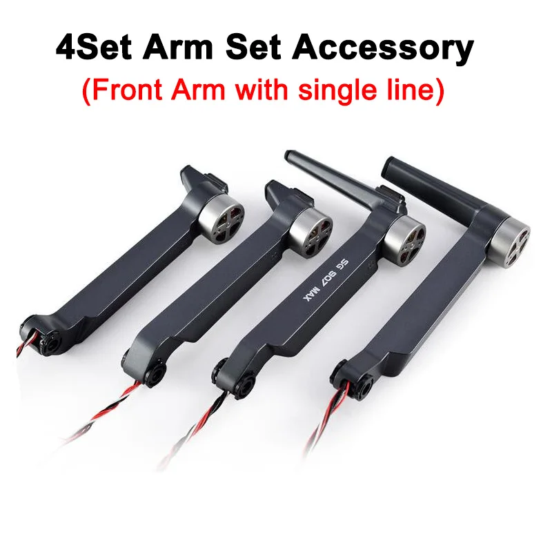 4PCS Arm with Motor Engine Spare Part Kit for SG907MAX SG907 MAX RC Drone Replacement Arm Accessory