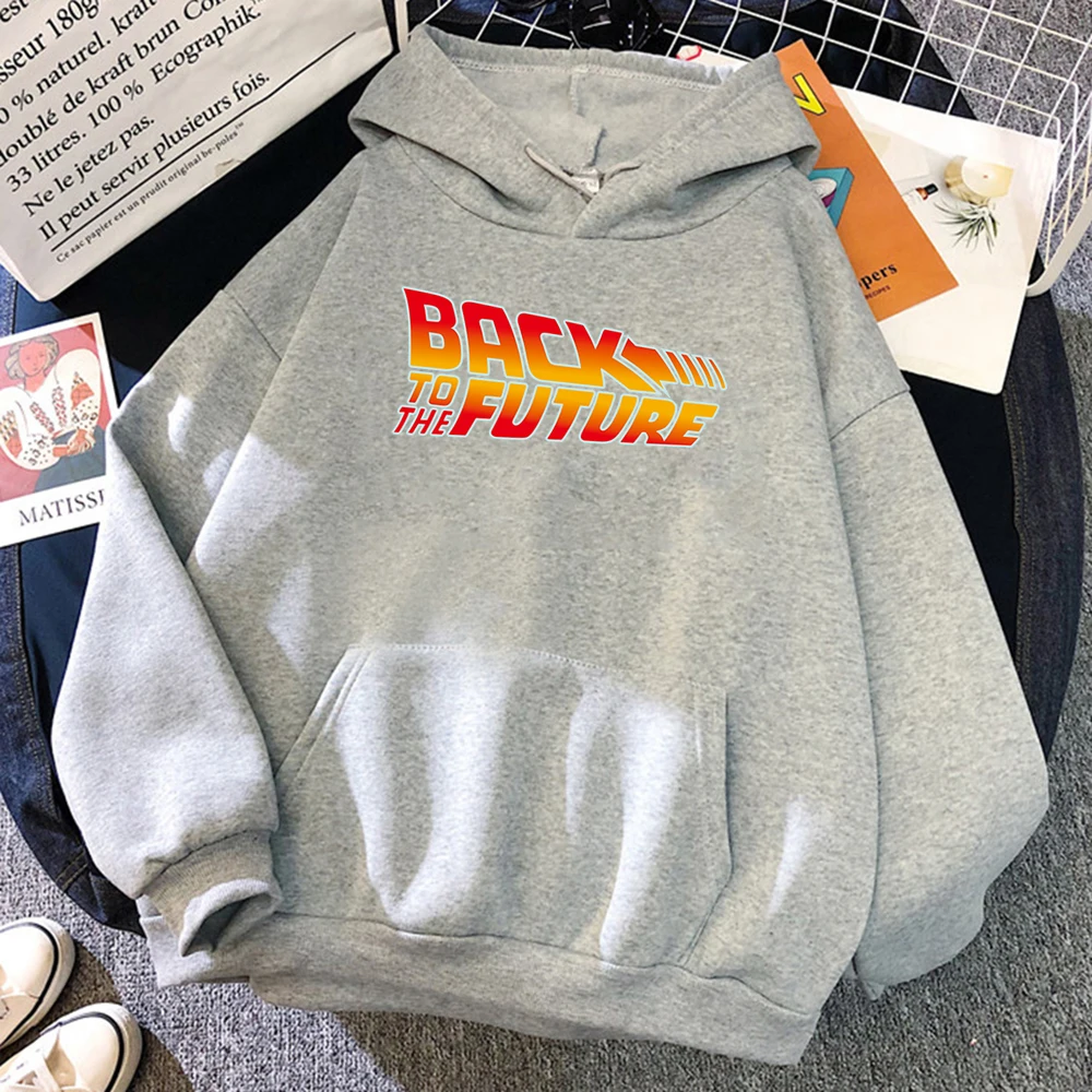 

Science Fiction Movie Back To The Future Print Man Hoodie Vintage Warm Hoodie Casual Fit Hoody Simple Big Size Sportswear Female