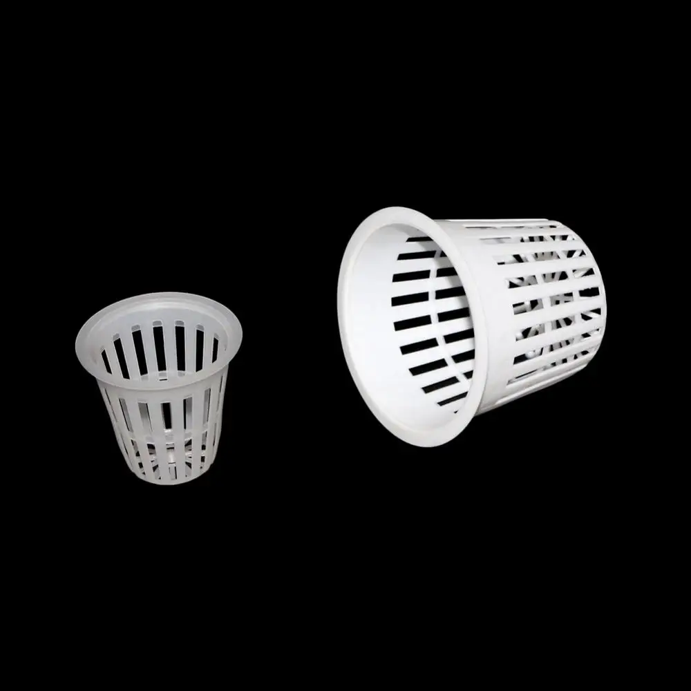 20 Pcs Hydroponic Colonization Mesh Pot Net Cup Basket Hydroponic Aeroponic Planting Grow Clone Nursery Plant Soilless