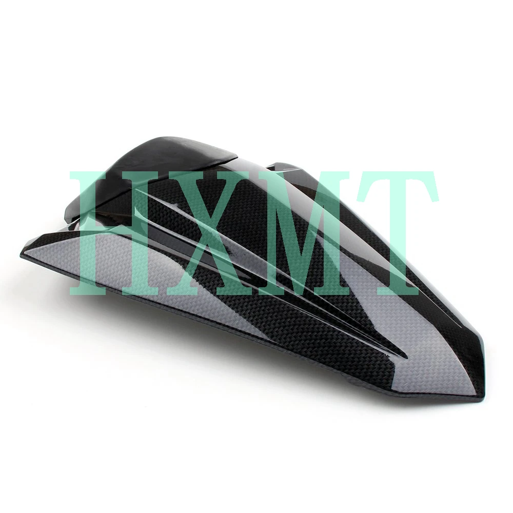 Cubierta de asiento trasero de carbono para Kawasaki Ninja 300, 250, Z250, EX300, 2013, 2014, 2015, 2016, 2017, 2018, 2019