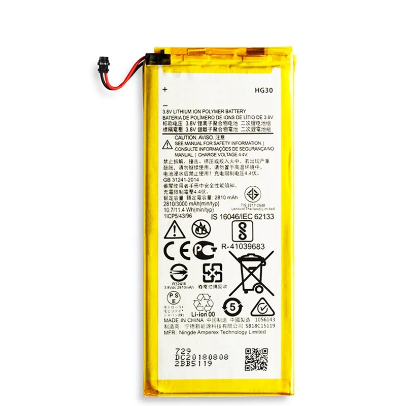 Original 3000mAh HG30 Para Motorol Moto G5s XT1794 XT1792 XT1793 G5S Plus XT1791 XT1795 XT1805 XT1803 XT1806 XT1804 Bateria Do Telefone