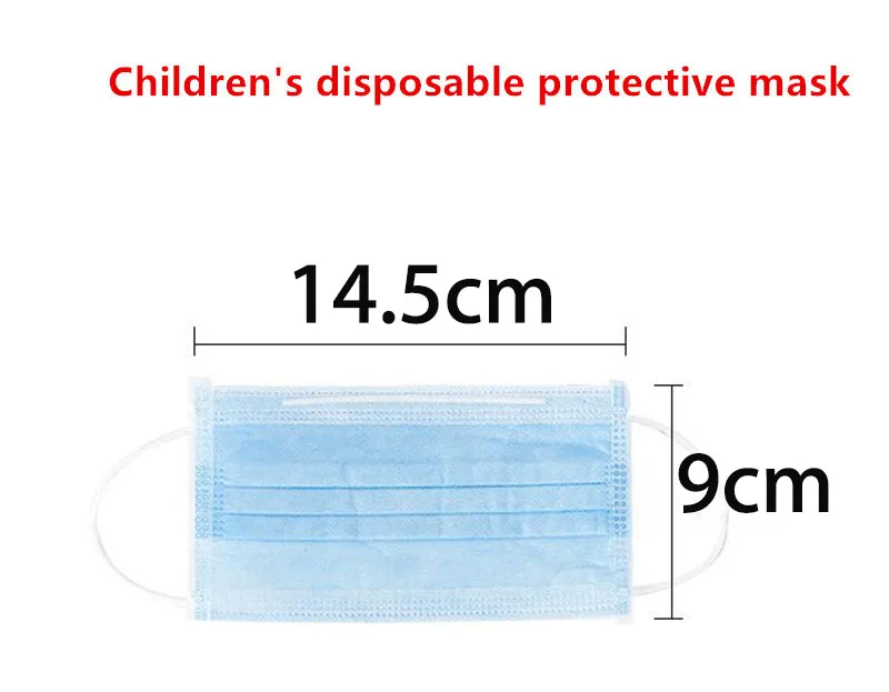 Children face mask Disposable anti flu virus haze pollution Breathable kids mouth masks Hygiene Child Face Mask baby girl boy