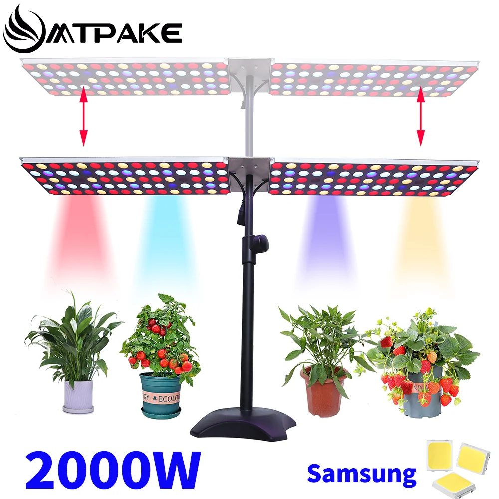 Samsung LM281B Led Licht Groeien Volledige Spectrum 2000W Led Plantaardige Licht Lamp Kassen Indoor Phyto Lamp Grow Tent Veg en Bloeiende